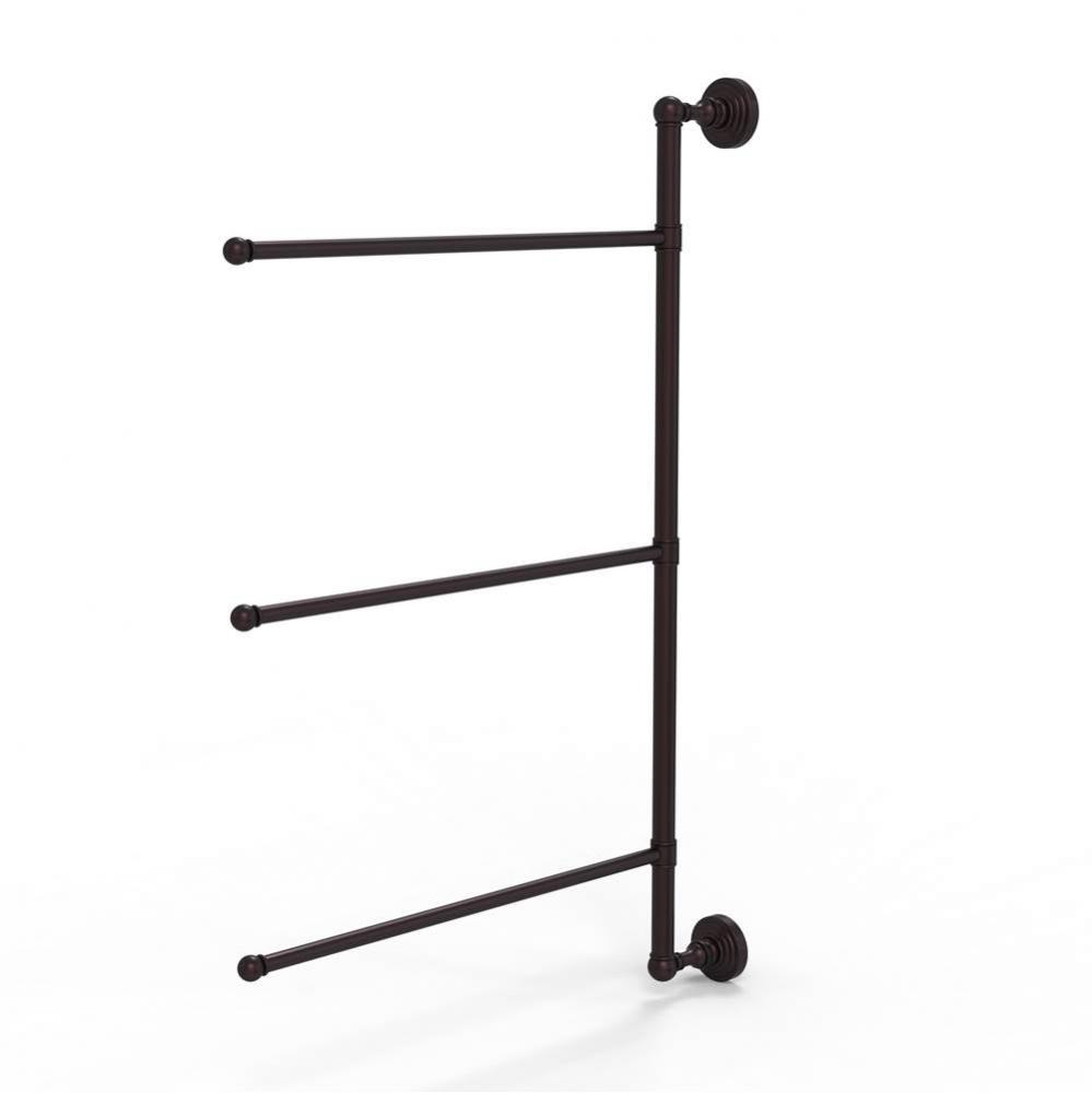 Waverly Place Collection 3 Swing Arm Vertical 28 Inch Towel Bar