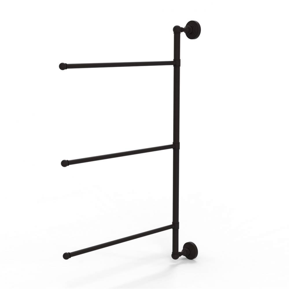 Waverly Place Collection 3 Swing Arm Vertical 28 Inch Towel Bar