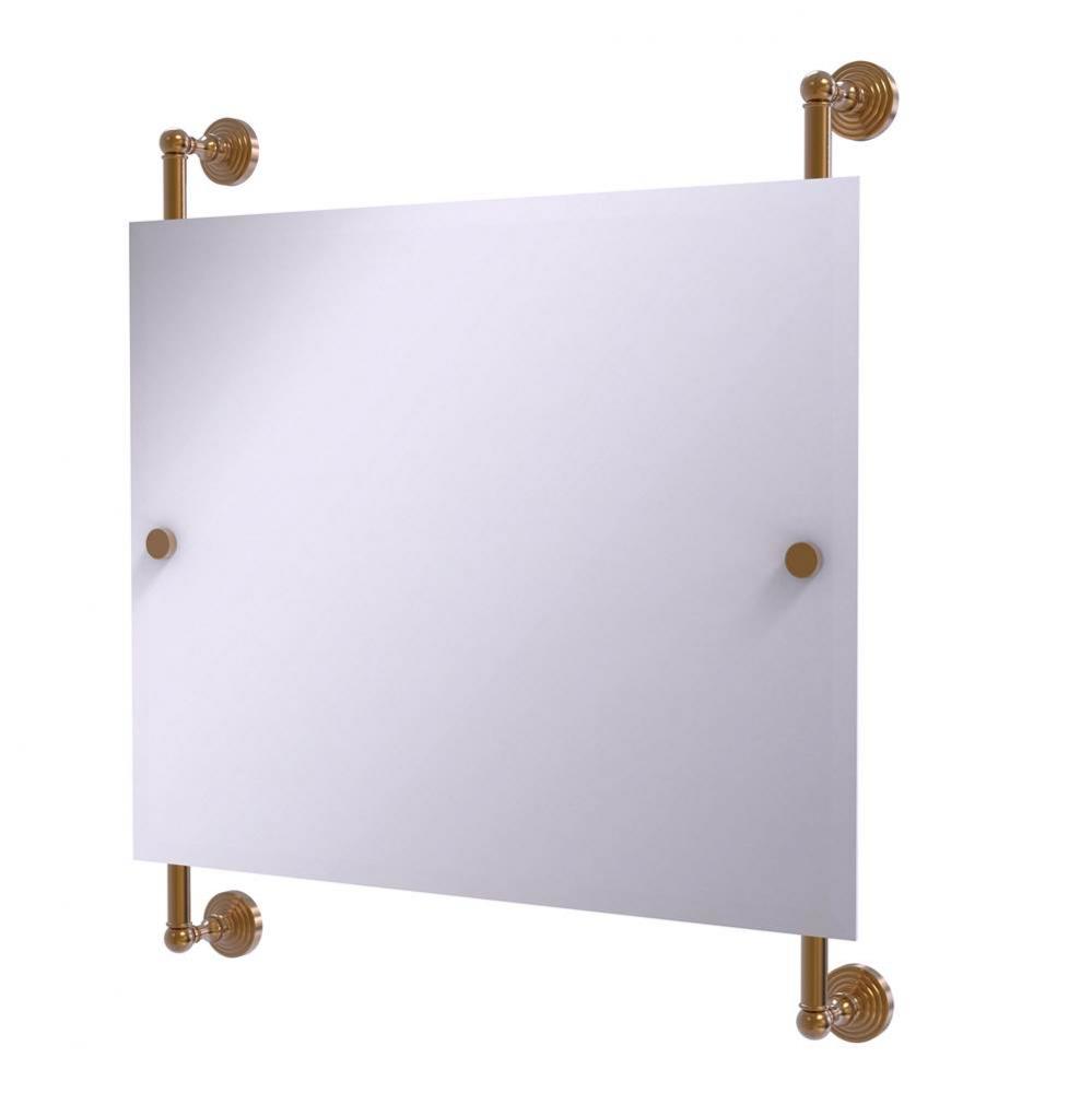 Waverly Place Landscape Rectangular Frameless Rail Mounted Mirror