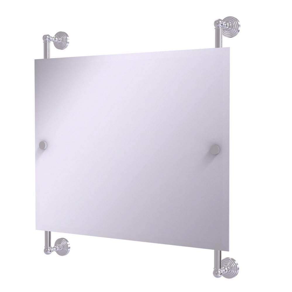 Waverly Place Landscape Rectangular Frameless Rail Mounted Mirror