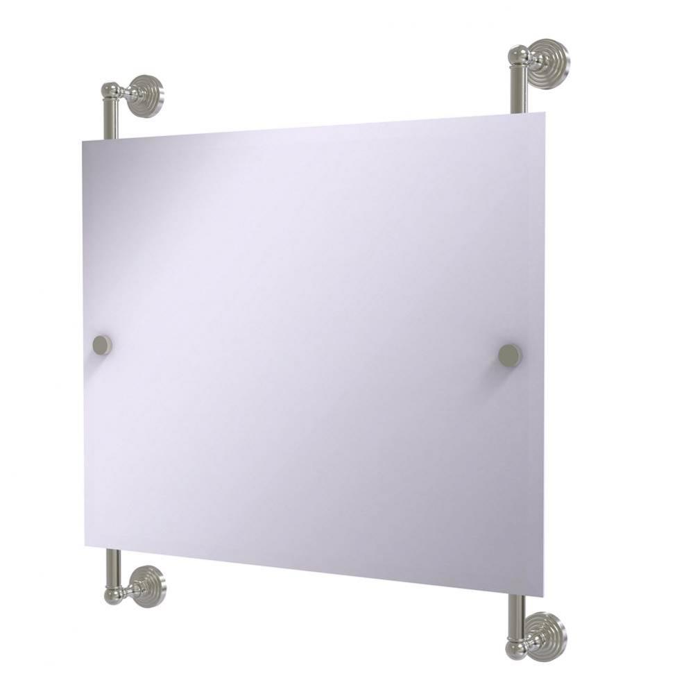 Waverly Place Landscape Rectangular Frameless Rail Mounted Mirror