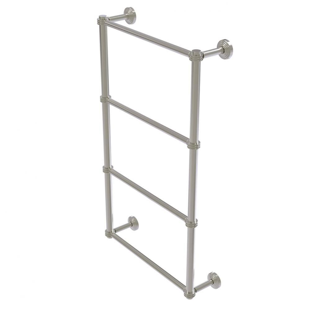 Waverly Place Collection 4 Tier 36 Inch Ladder Towel Bar with Dotted Detail