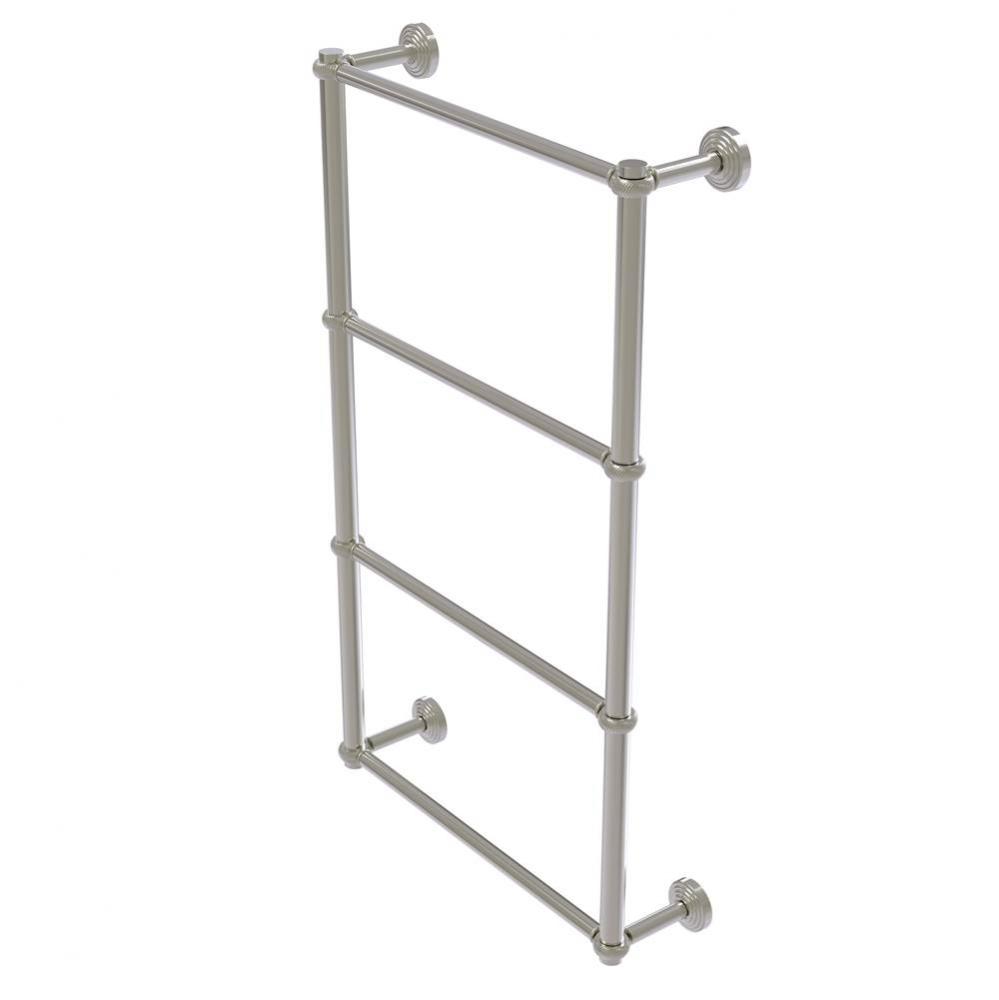 Waverly Place Collection 4 Tier 30 Inch Ladder Towel Bar with Twisted Detail