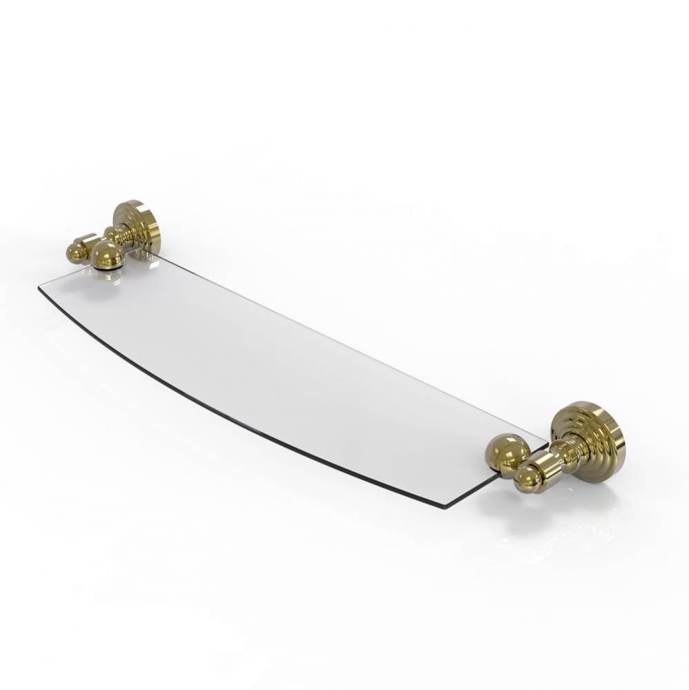 Waverly Place 18 Inch Glass Shelf