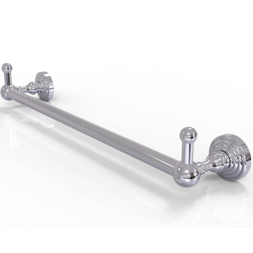 Waverly Place Collection 36 Inch Towel Bar with Integrated Hooks