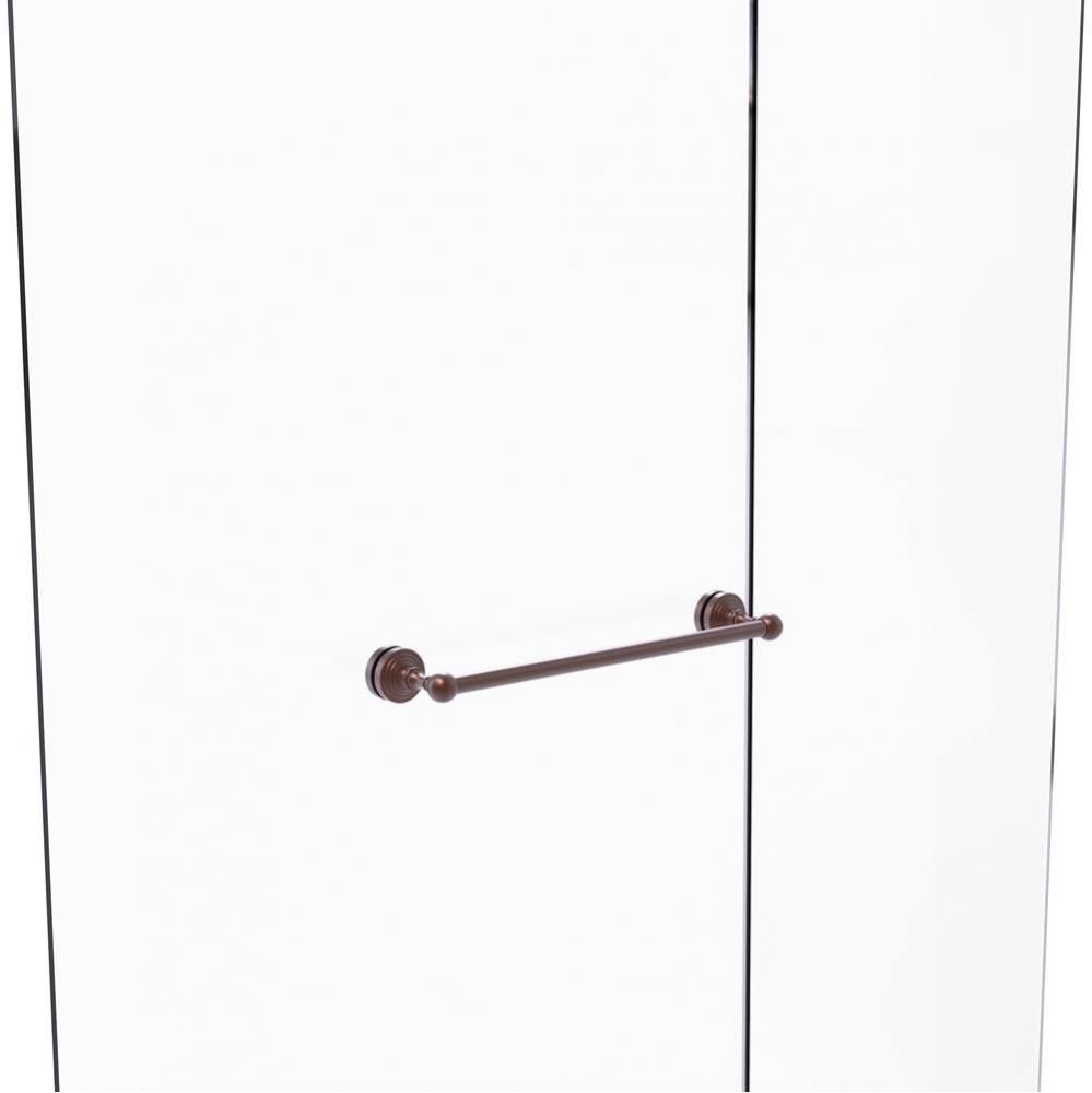 Waverly Place Collection 18 Inch Shower Door Towel Bar