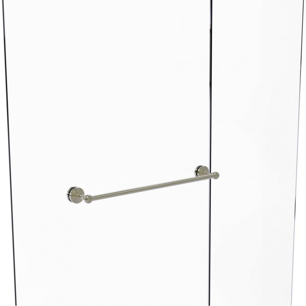 Waverly Place Collection 24 Inch Shower Door Towel Bar