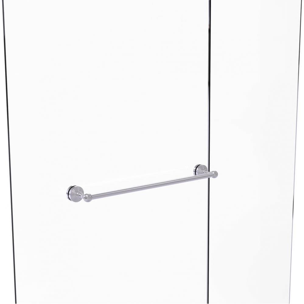 Waverly Place Collection 24 Inch Shower Door Towel Bar