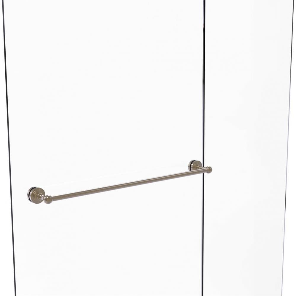 Waverly Place Collection 30 Inch Shower Door Towel Bar