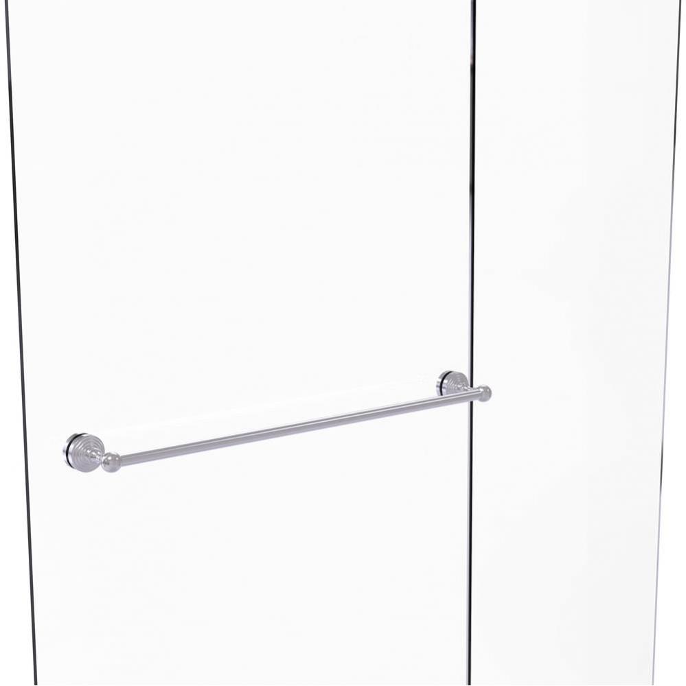 Waverly Place Collection 30 Inch Shower Door Towel Bar