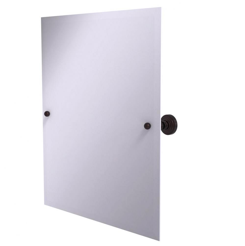 Frameless Rectangular Tilt Mirror with Beveled Edge