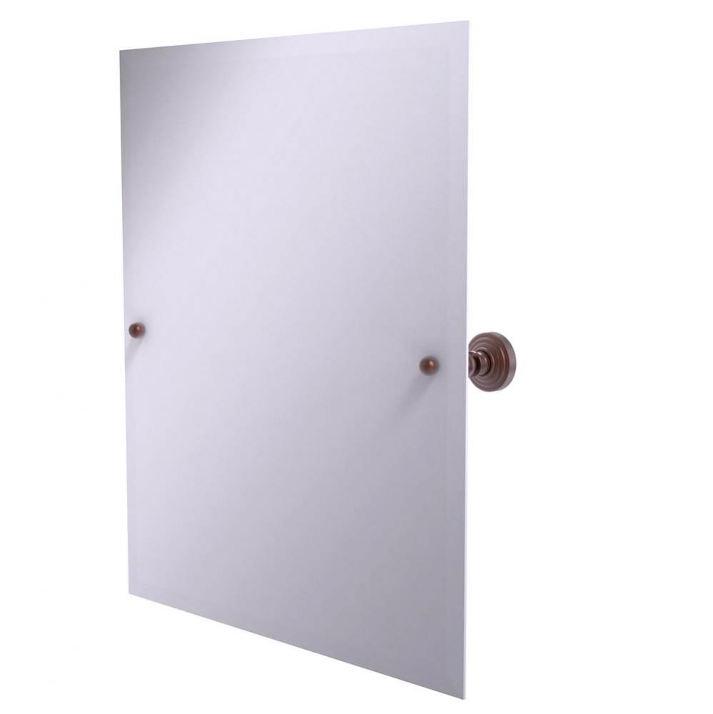 Frameless Rectangular Tilt Mirror with Beveled Edge