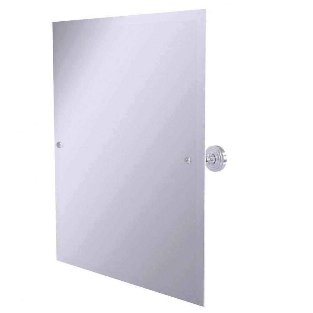 Frameless Rectangular Tilt Mirror with Beveled Edge