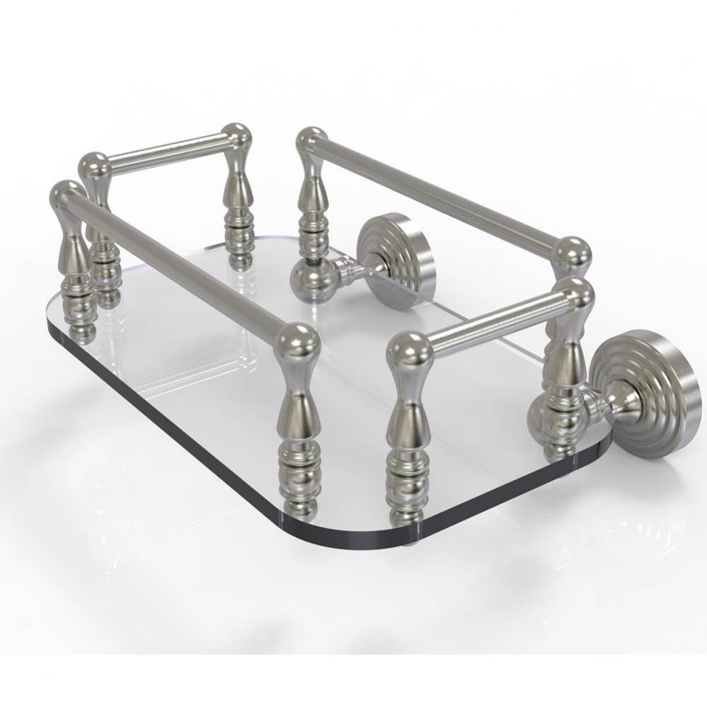 Waverly Place Collection Wall Mounted Glass Guest Towel Tray