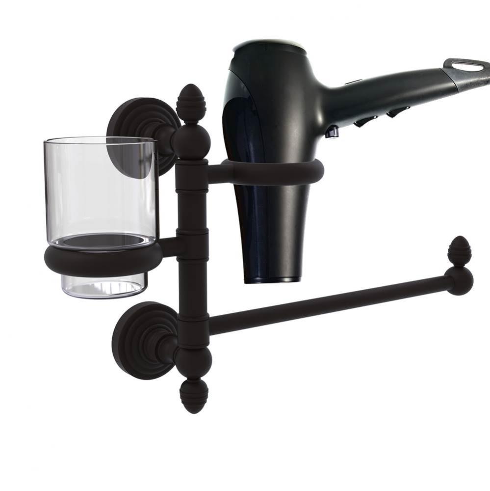 Waverly Place Collection Hair Dryer Holder and Organizer