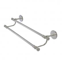 Allied Brass 1072/30-SN - Skyline Collection 30 Inch Double Towel Bar
