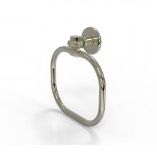 Allied Brass 2016T-PNI - Continental Collection Towel Ring with Twist Accents