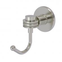 Allied Brass 2020D-SN - Continental Collection Robe Hook with Dotted Accents