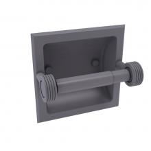 Allied Brass 2024-CG-GYM - Continental Collection Recessed Toilet Tissue Holder with Groovy Accents