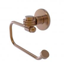 Allied Brass 2024ED-BBR - Continental Collection Euro Style Toilet Tissue Holder with Dotted Accents