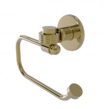 Allied Brass 2024EG-UNL - Continental Collection Euro Style Toilet Tissue Holder with Groovy Accents
