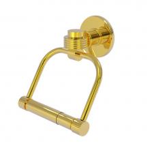 Allied Brass 2024G-PB - Continental Collection 2 Post Toilet Tissue Holder with Groovy Accents