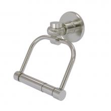 Allied Brass 2024T-SN - Continental Collection 2 Post Toilet Tissue Holder with Twisted Accents