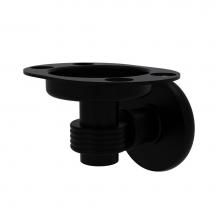 Allied Brass 2026G-BKM - Continental Collection Tumbler and Toothbrush Holder with Groovy Accents