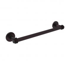 Allied Brass 2051D/24-ABZ - Continental Collection 24 Inch Towel Bar with Dotted Detail