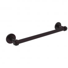 Allied Brass 2051G/18-ABZ - Continental Collection 18 Inch Towel Bar with Groovy Detail