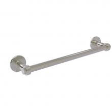 Allied Brass 2051G/36-SN - Continental Collection 36 Inch Towel Bar with Groovy Detail