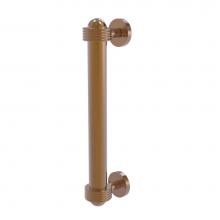 Allied Brass 402AG-BBR - 8 Inch Door Pull with Groovy Accents