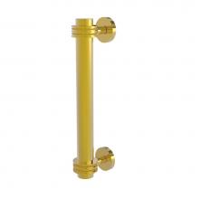 Allied Brass 402D-PB - 8 Inch Door Pull with Dotted Accents