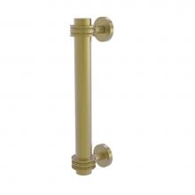 Allied Brass 402D-SBR - 8 Inch Door Pull with Dotted Accents