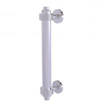 Allied Brass 403G-PC - 8 Inch Door Pull with Groovy Accents