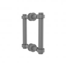 Allied Brass 404-6BB-GYM - Contemporary 6 Inch Back to Back Shower Door Pull