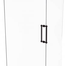 Allied Brass 404D-12BB-ABZ - Contemporary 12 Inch Back to Back Shower Door Pull with Dotted Accent