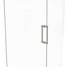 Allied Brass 404D-12BB-SN - Contemporary 12 Inch Back to Back Shower Door Pull with Dotted Accent