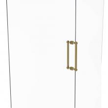 Allied Brass 404D-12BB-UNL - Contemporary 12 Inch Back to Back Shower Door Pull with Dotted Accent