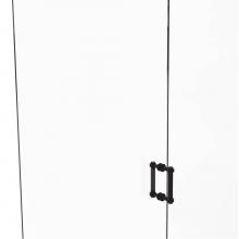 Allied Brass 404D-6BB-ORB - Contemporary 6 Inch Back to Back Shower Door Pull with Dotted Accent