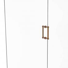 Allied Brass 404D-8BB-BBR - Contemporary 8 Inch Back to Back Shower Door Pull with Dotted Accent