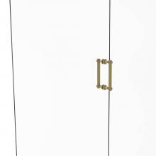 Allied Brass 404D-8BB-SBR - Contemporary 8 Inch Back to Back Shower Door Pull with Dotted Accent