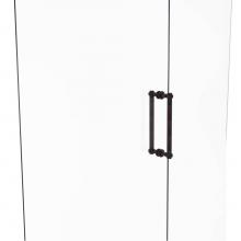 Allied Brass 404G-12BB-VB - Contemporary 12 Inch Back to Back Shower Door Pull with Grooved Accent