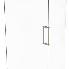 Allied Brass 404T-12BB-PNI - Contemporary 12 Inch Back to Back Shower Door Pull with Twisted Accent