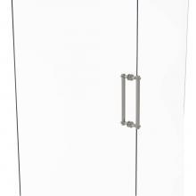Allied Brass 404T-12BB-SN - Contemporary 12 Inch Back to Back Shower Door Pull with Twisted Accent