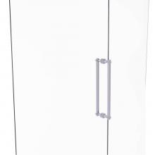 Allied Brass 404T-18BB-SCH - Contemporary 18 Inch Back to Back Shower Door Pull with Twisted Accent