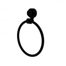 Allied Brass 416G-BKM - Venus Collection Towel Ring with Groovy Accent