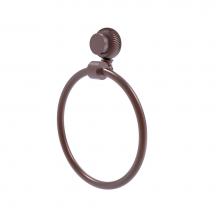 Allied Brass 416T-CA - Venus Collection Towel Ring with Twist Accent