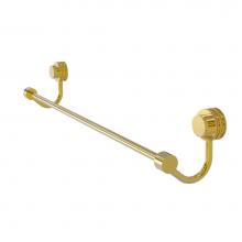 Allied Brass 421D/24-PB - Venus Collection 24 Inch Towel Bar with Dotted Accent