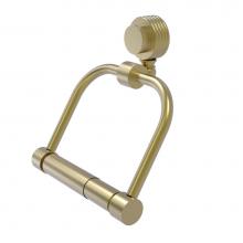 Allied Brass 424G-SBR - Venus Collection 2 Post Toilet Tissue Holder with Groovy Accents